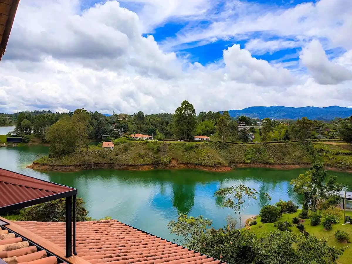 Guatapé view from our blog