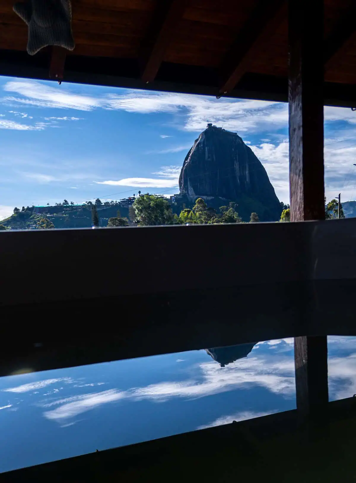 Vista de Guatapé desde nuestro blog